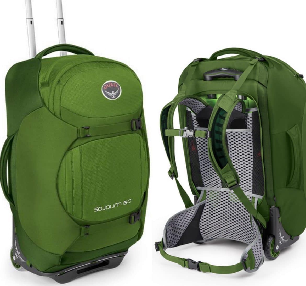 travel rolling backpack