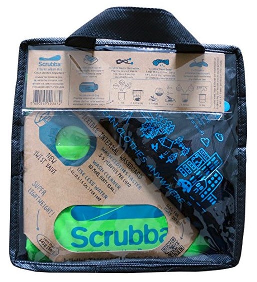 the Scrubba laundry kit is one of the best gifts for travellers