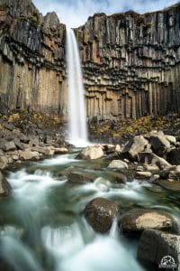 Svartifoss waterfall and its stunning bassalt columns!