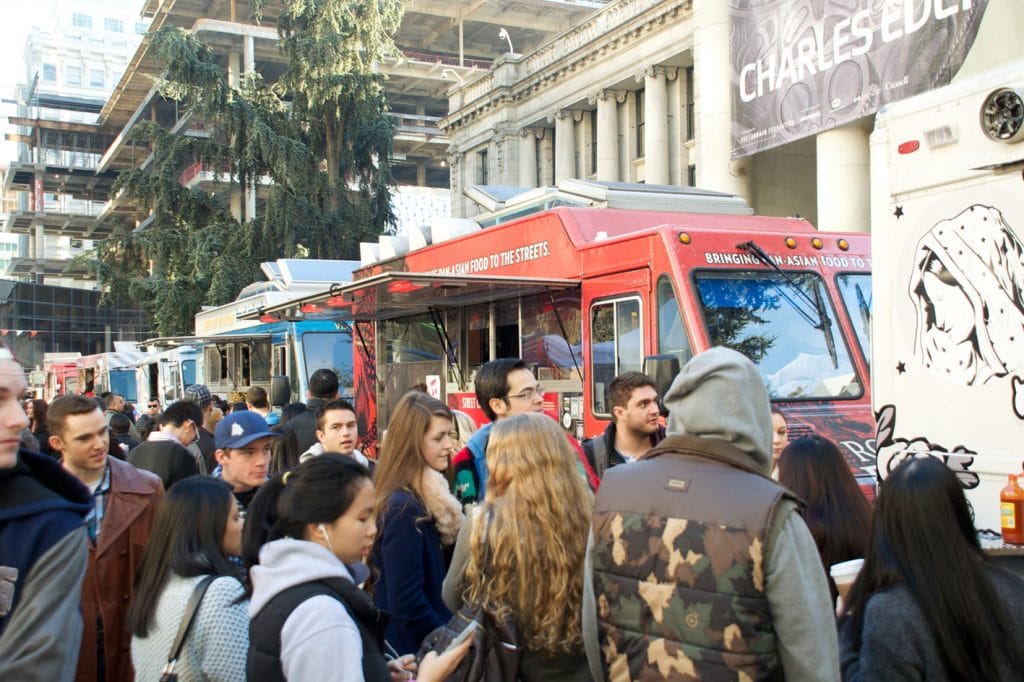 A vancouver weekend itinerary needs to include food trucks